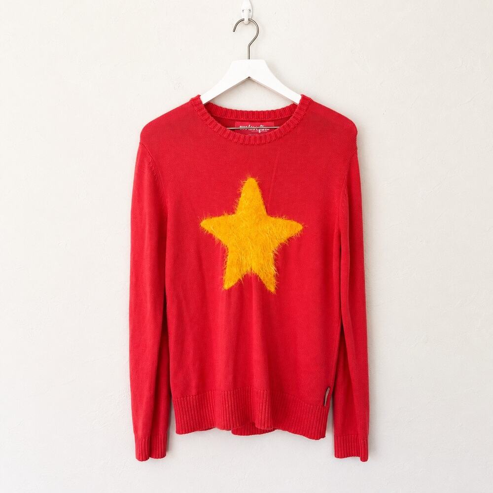 WeLoveFine Steven Universe Red Yellow Star Sweater Small Cartoon Network
